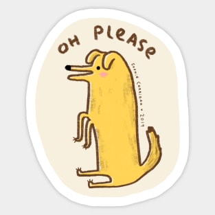 Honest Dog Sticker
